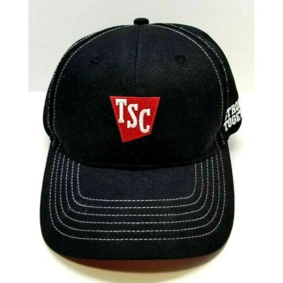 Tractor Supply Co Logo Men's Black K-Produce Trucker Hat Cap Strapback Farm - Picture 1 of 6